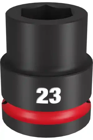 One Day Deal Milwaukee Tool 49-66-6361 SHOCKWAVE Impact Duty 3/4" Drive 23MM Standard 6 Point Socket