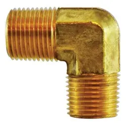 Clearance AMC 06230-02-004 90 deg Elbow, 1/8 in NPTF x 1/8 in NPTF, Brass