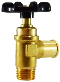 Midland Metal 46453 Truck Valve, 1/2 x 3/8 in Nominal, Hose Barbed x MIP, 250 psi Pressure Limited Offer