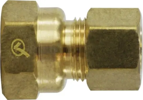 AMC 700066-0202 Coupling, 1/8 in Compression x 1/8 in FNPTF, Brass Weekend Sale