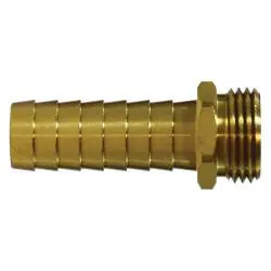 Midland Metal 201GH-16FX Male End Only, Garden Hose, 1 x 1 Hose Barb To Mgh Long, Brass Fittings In Demand
