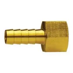 Discount AMC 07002-0404-005 Rigid Adapter, 1/4 in Hose Barbed x 1/4 in FIP, Brass