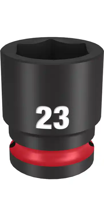 Markdown Milwaukee Tool 49-66-6255 SHOCKWAVE Impact Duty 1/2" Drive 23MM Standard 6 Point Socket
