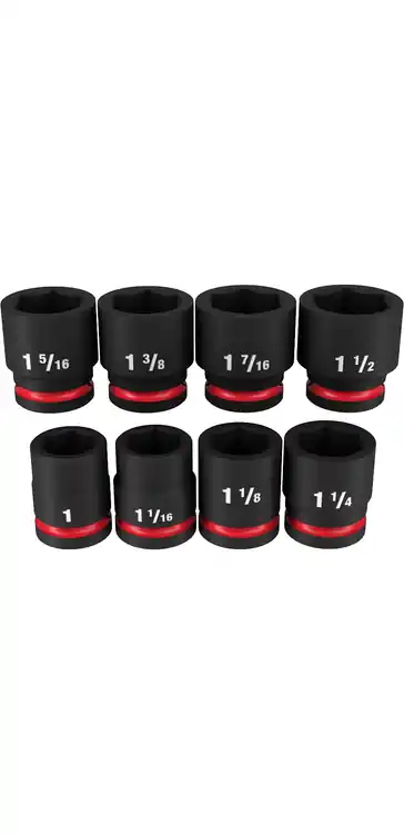 Milwaukee Tool 49-66-7017 8PC SHOCKWAVE Impact Duty 3/4" Drive SAE Standard 6 Point Socket Set High Quality