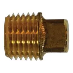 Premium AMC 706109-08 Pipe Plug, 1/2 in MIP, 1.07 in, Brass
