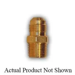 Midland Metal 48-56 MAF/USA Flare x Male Pipe, MAF/USA FLARE, 5/16Fl x 3/8Mpt Hf Union, MAF/USA Brass Fittings Crafted