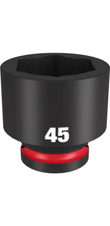Professional Grade Milwaukee Tool 49-66-6383 SHOCKWAVE Impact Duty 3/4" Drive 45MM Standard 6 Point Socket