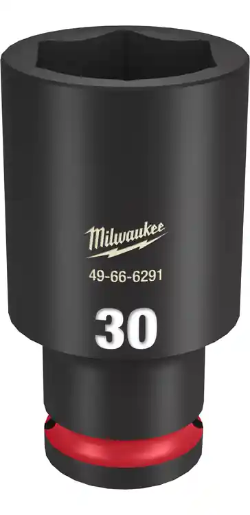 Weekend Sale Milwaukee Tool 49-66-6291 SHOCKWAVE Impact Duty 1/2" Drive 30MM Deep 6 Point Socket