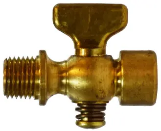 Top Rated Midland Metal 46362 MIP x FIP Tee , Air Cocks, 3/8Mip x Fip Tee Handle Air Cock, Brass Fittings