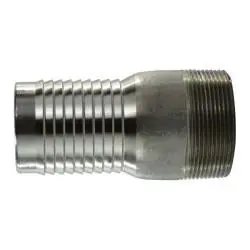 Buchanan Rubber CNT-125-SS316 Combination King Nipple, 1-1/4 in Hose Barbed x 1-1/4 in MPT, Stainless Steel Sale
