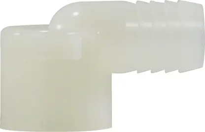 Save Now Midland Metal 33468W 90 deg Elbow, 3/8 in Hose Barbed x 1/4 in FIP, Nylon