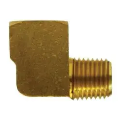 AMC 06116-06MP 90 deg Regular Pattern Street Elbow, 3/8 in MPT x 3/8 in FPT, Brass Get Yours