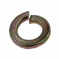 5/16" Regular Split Lock Washers, Zinc-Yellow Cr+6, Qty 100 Limited Time