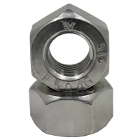 New Release 7/8"-9 Heavy Hex Nuts, 316 Stainless Steel, Coarse (UNC), Qty 50