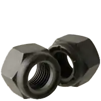 Today Only 5/8"-11 Nylon Insert Lock Nuts, Grade C, Phosphate & Oil, Medium Carbon Steel, Qty 50