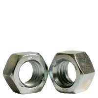Holiday Sale 7/16"-14 Hex Nuts, Grade 5, Zinc Cr+3, Coarse (UNC), Medium Carbon Steel, Qty 100