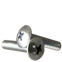Reduced Price 8-32 x 1 1/2" Machine Screws, Phillips Truss Head, Zinc Cr+3, Full Thread, Qty 50
