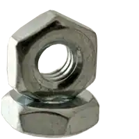 Trusted Brand 8-32 x 5/16" x 7/64" Hex Machine Screw Nuts (Small Pattern), Zinc Cr+3, Low Carbon Steel, Qty 1000