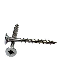 10-8 x 2-1/2"/1-3/4" Drywall Screws (Wood & Deck), Square Drive Bugle Head, Type 17, 18-8 Stainless Steel, Qty 500 Bargain