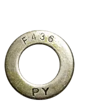 Final Sale 7/8" x 1 3/4" Structural Flat Washers, F436, Plain Finish, Medium Carbon Steel, Qty 100