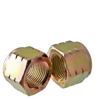 Shop Now 7/16"-14 Nylon Insert Lock Nuts, Grade C (N8), Zinc-Yellow Cr+6, Qty 100