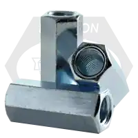 5/16"-18 x W 1/2" x L 1 1/8" Economy Hex Coupling Nuts, Zinc Cr+3, Grade A, A563, Qty 100 Affordable