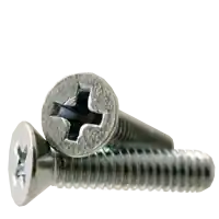 Exclusive Offer 8-32 x 2 1/2" Machine Screws, Phillips Flat Head, Zinc Cr+3, Full Thread, Qty 100
