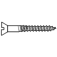 Fresh Stock 4 x 3/4" Wood Screws, Phillips Flat Head, Zinc Cr+3, Qty 100