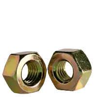 Latest 5/8"-11 Heavy Hex Nuts, Grade A, A563, Zinc-Yellow Cr+6, Coarse (UNC), Qty 50