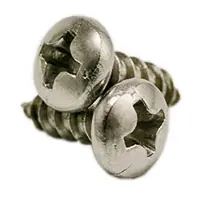 10 x 2" Self-Tapping Screws, Phillips Pan Head, Type A, 316 Stainless Steel, Full Thread, Qty 500 Direct From Factory
