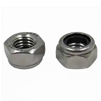 Crafted M16-2.00 Nylon Insert Lock Nuts (Thin), Stainless Steel A4-70, Coarse (UNC), DIN 985, Qty 50