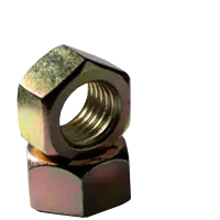 Next Day Delivery 5/16"-18 Hex Nuts, Zinc-Yellow Cr+6, Coarse (UNC), Low Carbon Steel, Qty 100
