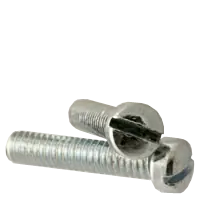 Fast Shipping 10-32 x 5/8" Machine Screws, Slotted Fillister Head, Zinc Cr+3, Full Thread, Fine (UNF), Qty 100