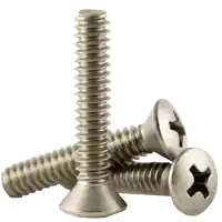 Limited Offer 4-40 x 1/2" Machine Screws, Phillips Oval Head, 18-8 Stainless Steel A2, Full Thread, Coarse (UNC), Qty 1000
