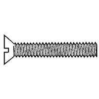 Final Sale 10-32 x 1" Machine Screws, Phillips Flat Head, Brass, Full Thread, Qty 100
