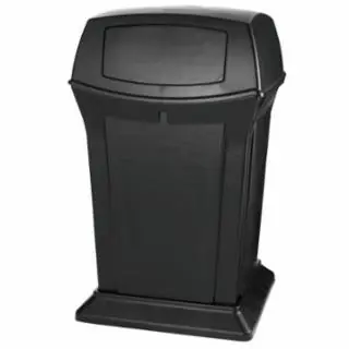 Rubbermaid Commercial FG917188BLA Ranger Container W/Doors45G/170L Bla Special Offer