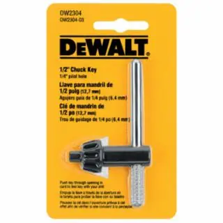 Dewalt DW2304 1/2" Chuck Key 1/4" Pilo Genuine