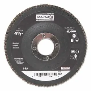 Mega Sale Anchor Brand 102-40375 Anchor Premium 4-1/2" 7/8 80Z Hd Flap Disc