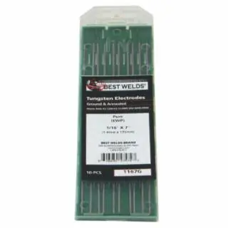 Best Welds 900-5/32X12PG 5/32X12 Pure Tungsten Electrode 10/Pk (1 PK) Don't Miss Out
