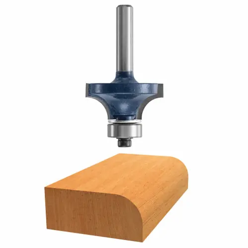 Bosch 85294M 1/4 In. x 1/2 In. Carbide Tipped Roundover Bit Professional Grade
