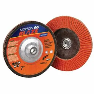 Brand New Norton 66261183495 Blaze Flap Disc 7 x 7/8-40 Grit