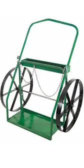 Anthony 8-24-LNR Low Rail Cyl Cart/Chain/Lnr/24In Stl Wheel Final Sale