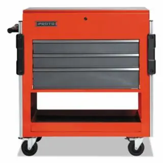 Latest Proto JUC3743-3SG Proto 37 Inch 3 Drawer Utility Cart New