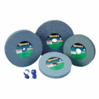 Norton 66253044087 8" x 1" x 1" Gp Med. Crystolon Grinding Wheel Bench Professional Grade
