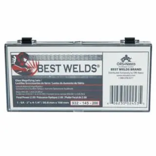 Seasonal Sale Best Welds 901-932-145-200 Bw-2X4-1/4 Glass Mag Lens 2.00 Diopter