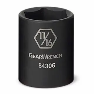 Fresh Stock Gearwrench 84387N 3/8" Drive 6 Point Standard Impact SAE Socket 15/16"