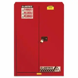 Justrite 894511 60 Gal Cab Man P&I W/Pdle Hndl Latest