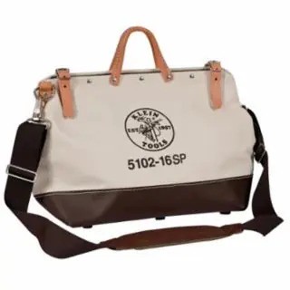 Reduced Price Klein Tools 5102-16SP Deluxe Tool Bag, Canvas, 13 Pockets, 16-Inch