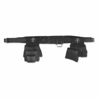 Hot Deal Klein Tools 5709L Electrician‘s Padded Tool Belt/Pouch Combo, 11-Pocket, 4-Piece, L