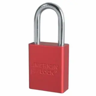 American Lock A1106NRRED Re-Keyable Alum W/Non Removeable Key Feature Instant Buy